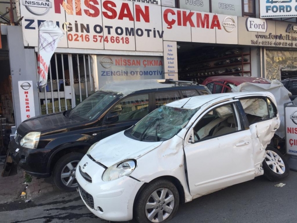 Nissan Micra 2011-2019 K13 Hurda Beyaz